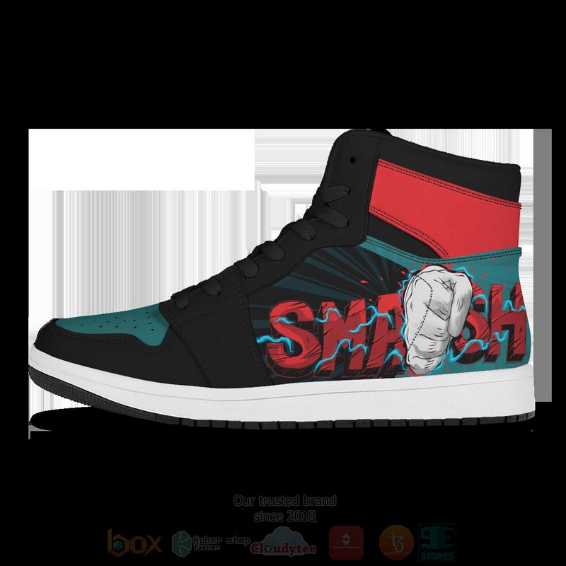 BEST Anime Midoriya Smash Air Jordan 1 Retro High 3 Anime Midoriya Smash Air Jordan High Top Shoes 1 2