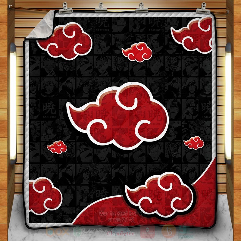 Anime Naruto Akatsuki Gang Quilt