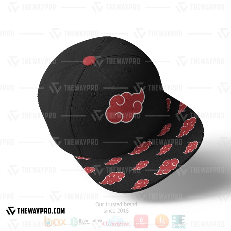 BEST Anime Naruto Shippuden Akasuki Hat Cap 7 Anime Naruto Shippuden Akasuki Pattern Custom Baseball Cap
