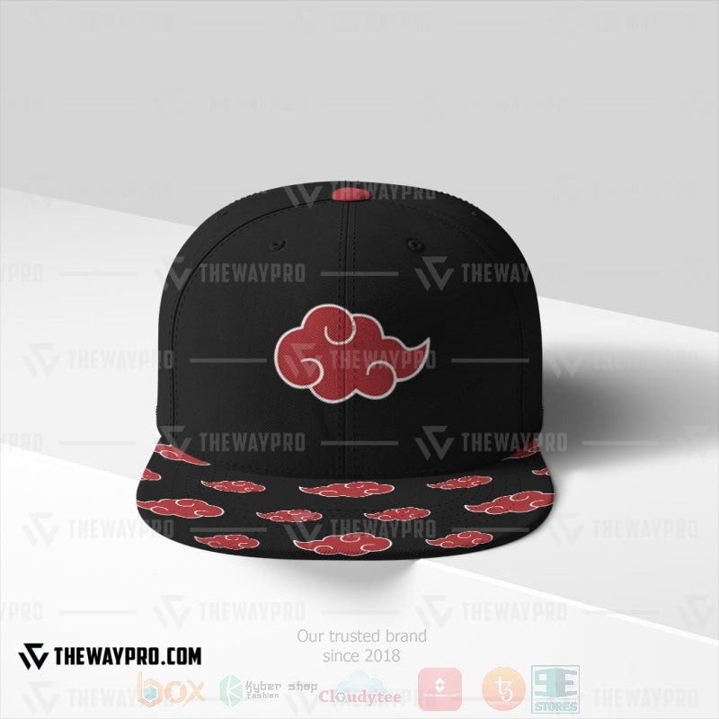 BEST Anime Naruto Shippuden Akasuki Hat Cap 2 Anime Naruto Shippuden Akasuki Pattern Custom Baseball Cap 1