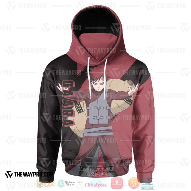Anime Naruto Shippuden Gaara Hoodie Mask 1