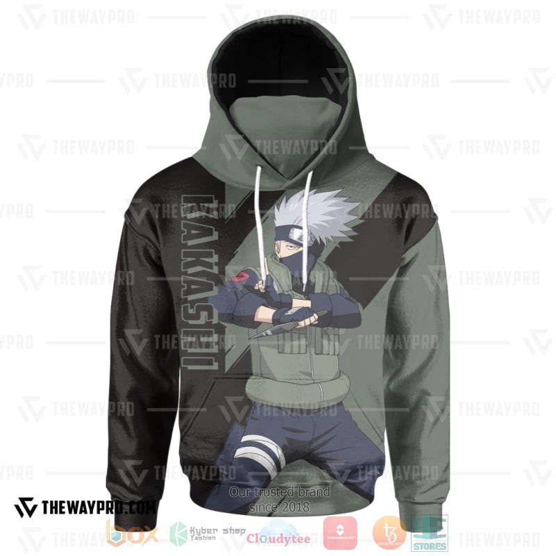 Anime Naruto Shippuden Hatake Kakashi Hoodie Mask 1