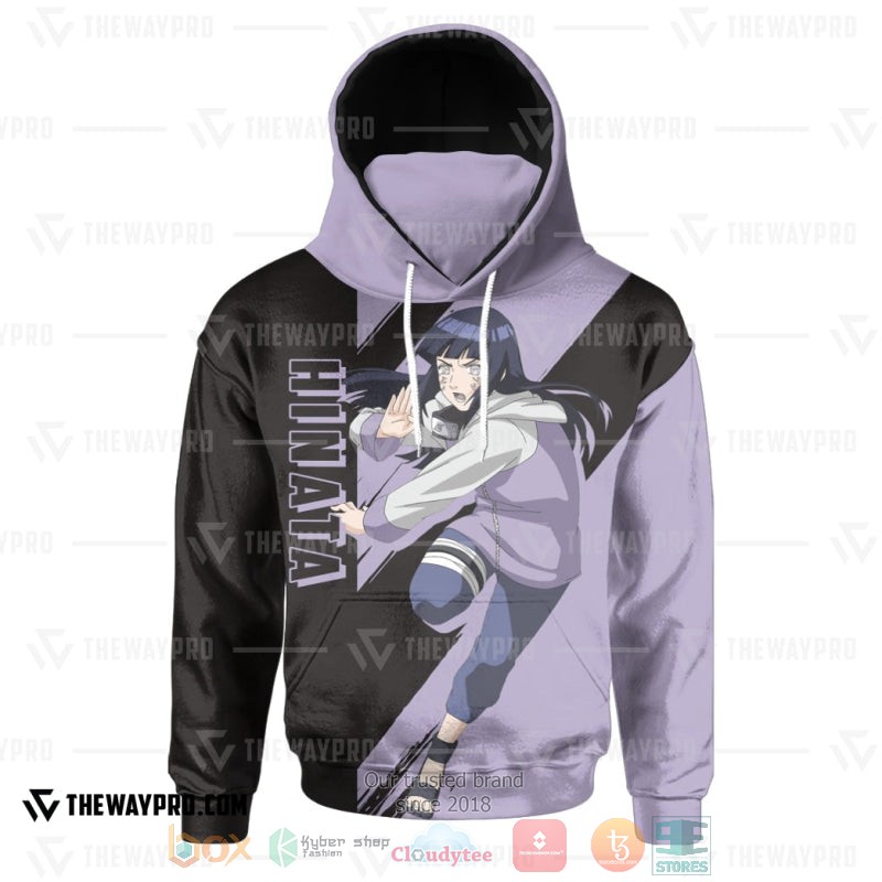 Anime Naruto Shippuden Hinata Hyuga Hoodie Mask 1