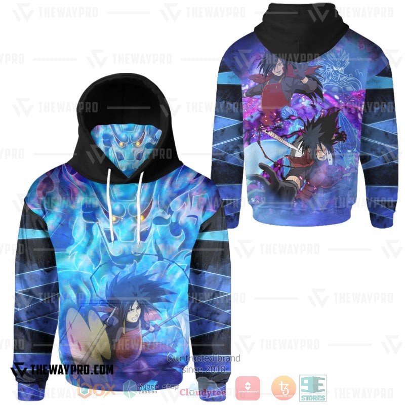 NEW Naruto Shippuden Madara Susanoo Full Printed 3D Hoodie Mask 4 Anime Naruto Shippuden Madara Susanoo Hoodie Mask 1 2 3