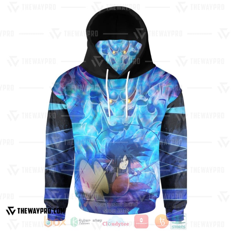NEW Naruto Shippuden Madara Susanoo Full Printed 3D Hoodie Mask 5 Anime Naruto Shippuden Madara Susanoo Hoodie Mask 1 2 3 4