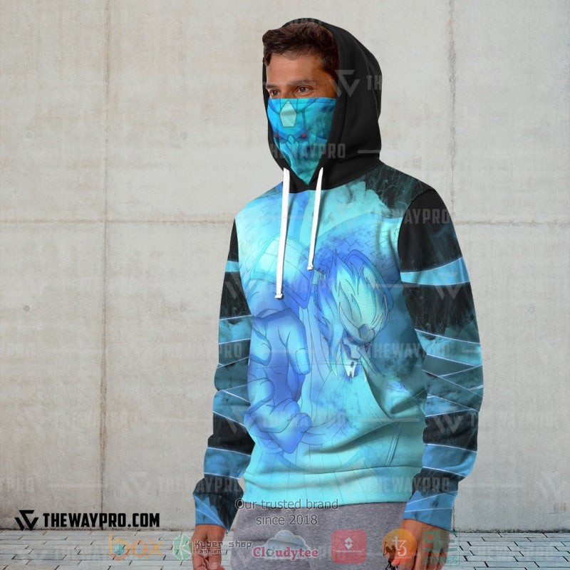 Anime Naruto Shippuden Madara Susanoo blue Hoodie Mask 1