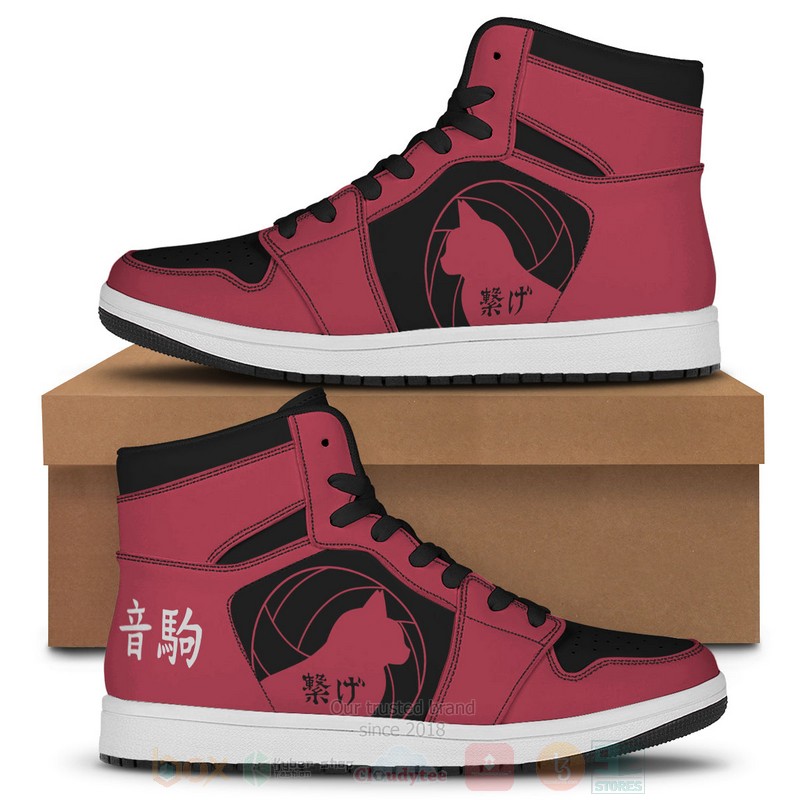Anime Nekoma Connect Air Jordan High Top Shoes