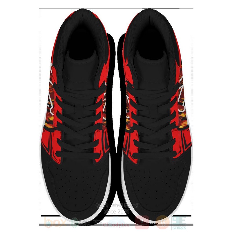 Anime One Piece Ace Air Jordan High Top Shoes 1 2 3 4 5