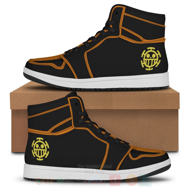 Anime One Piece Corazon Air Jordan High Top Shoes