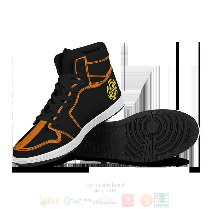 Anime One Piece Corazon Air Jordan High Top Shoes 1 2 3 4