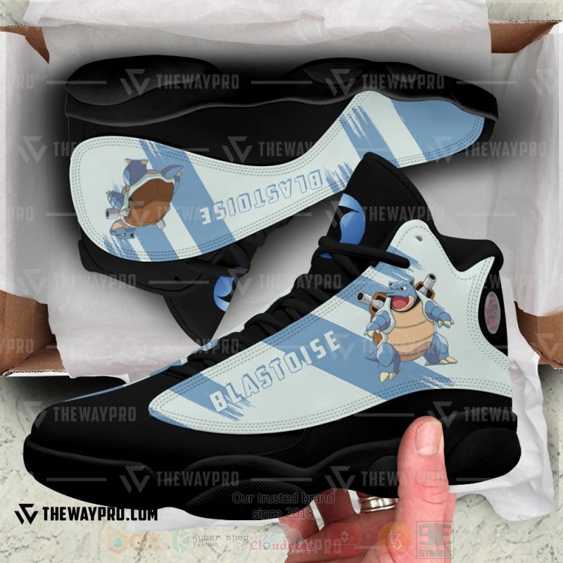 Anime Pokemon Blastoise Custom Air Jordan 13 Shoes 1