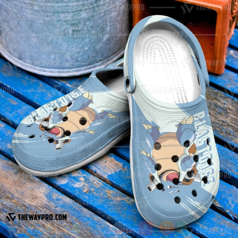 Anime Pokemon Blastoise Custom Classic Clogs