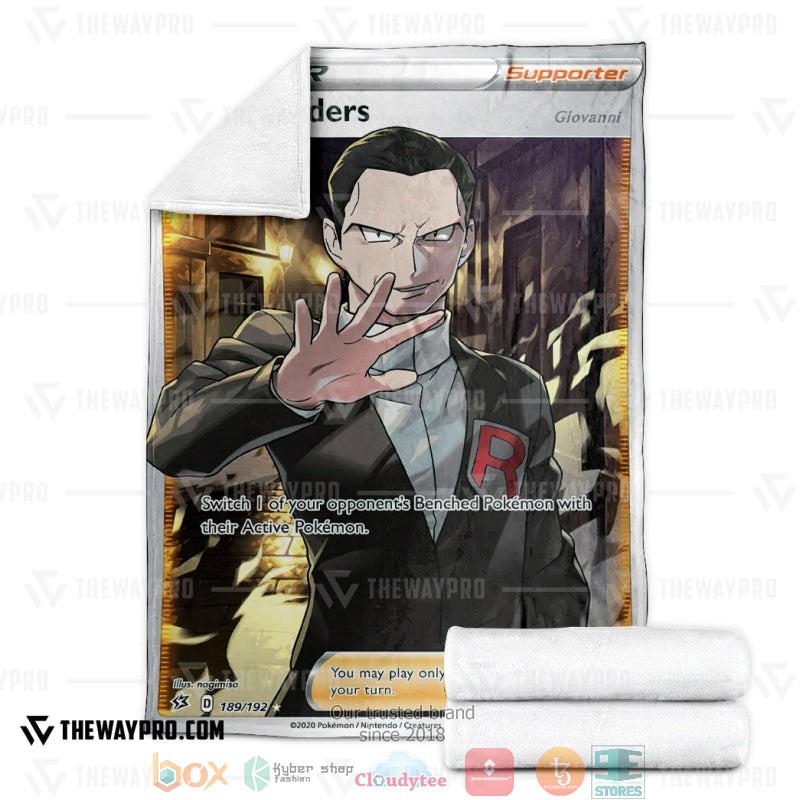 NEW Pokemon Boss's Orders Trainer Blanket 3 Anime Pokemon Bosss Orders Trainer Soft Blanket 1 2