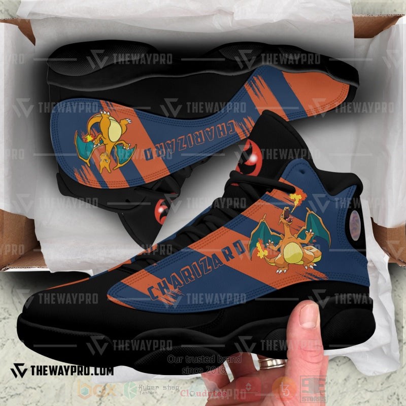Anime Pokemon Charizard Custom Air Jordan 13 Shoes 1