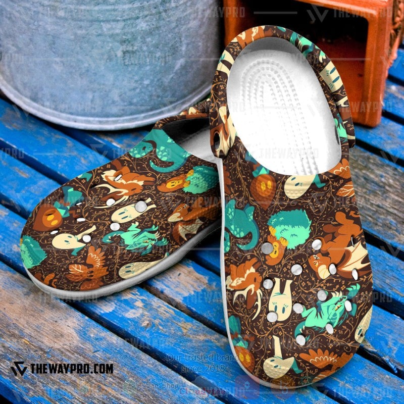 Anime Pokemon Colorful Cryptids Custom Clogs