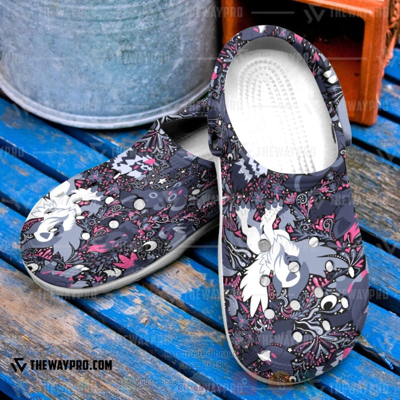 Anime Pokemon Dark Custom Clogs