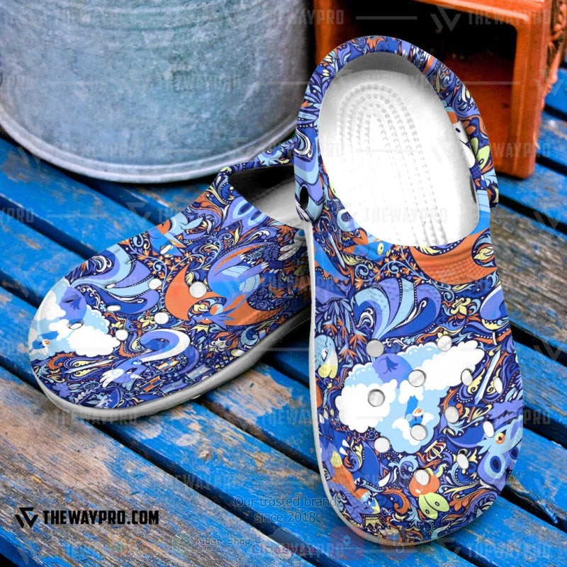 Anime Pokemon Dragon Custom Clogs