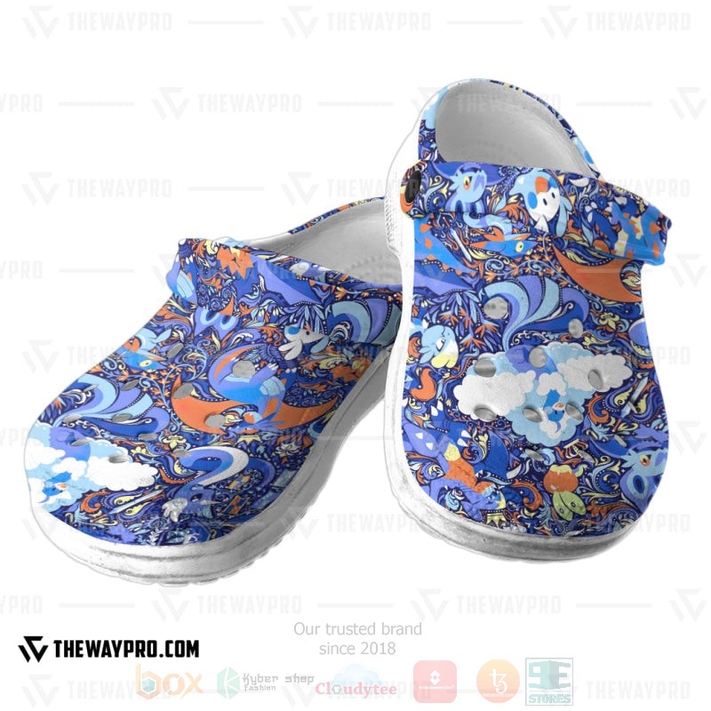 Anime Pokemon Dragon Custom Clogs 1 2 3 4 5 6 7 8 9