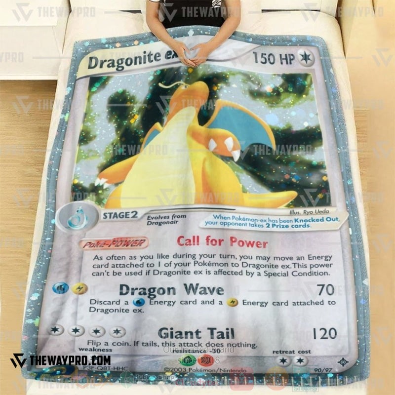 Anime Pokemon Dragonite EX Dragon Blanket 1