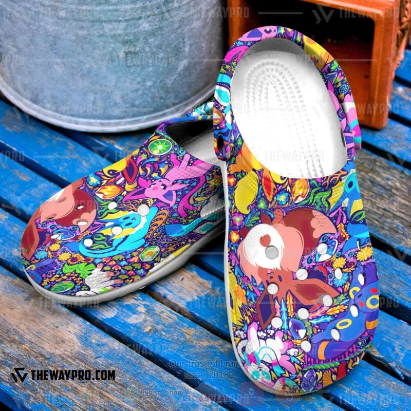 Anime Pokemon Eevee Eeveelutions Custom Clogs