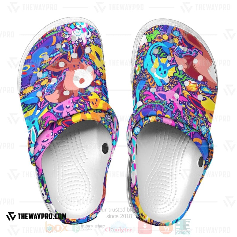 Anime Pokemon Eevee Eeveelutions Custom Clogs 1