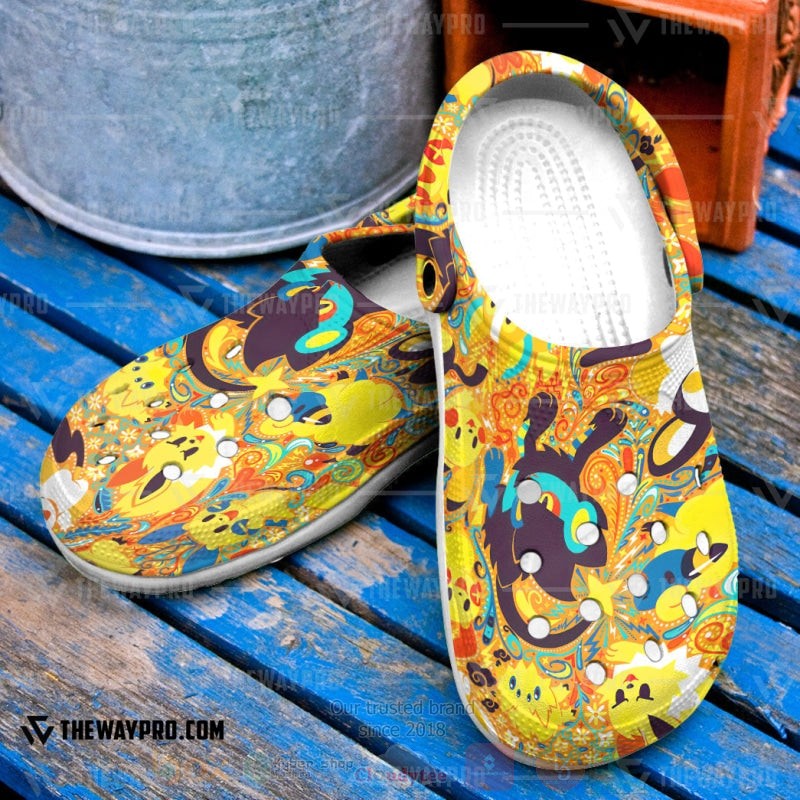 Anime Pokemon Electric Custom Clogs
