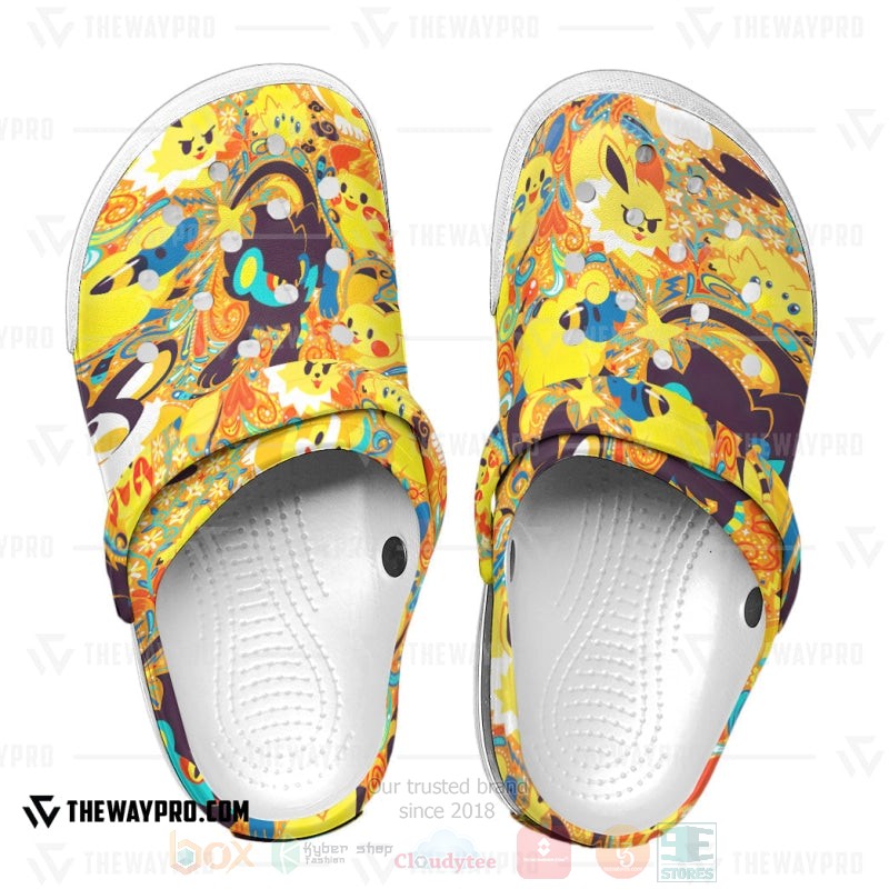 Anime Pokemon Electric Custom Clogs 1