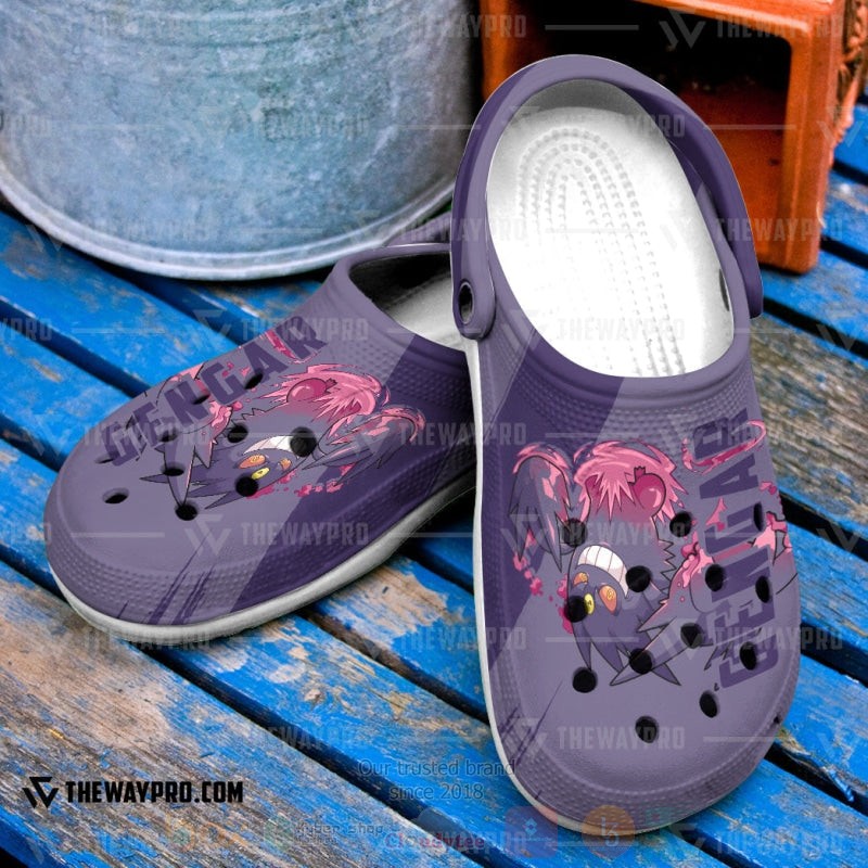 Anime Pokemon Gengar Custom Classic Clogs