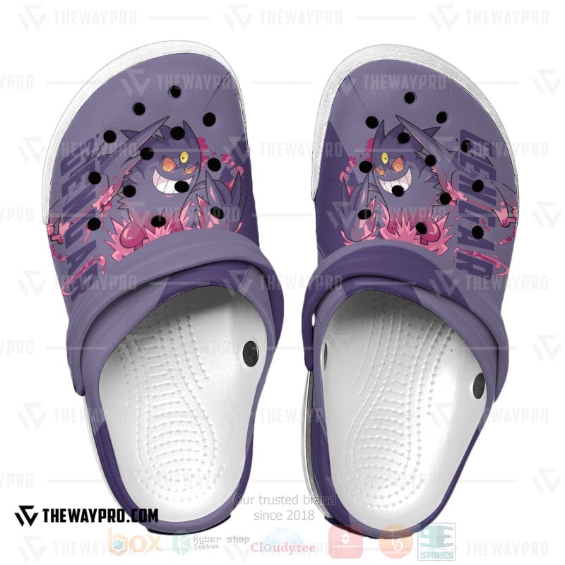 Anime Pokemon Gengar Custom Classic Clogs 1