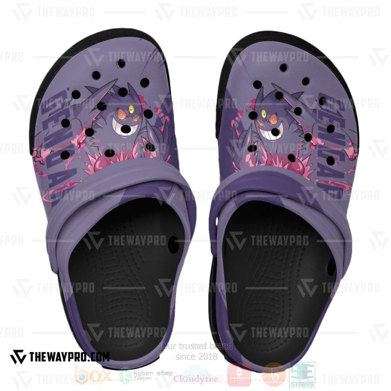 BEST Pokemon Anime Gengar Custom Clogs Shoes 6 Anime Pokemon Gengar Custom Classic Clogs 1 2 3 4 5