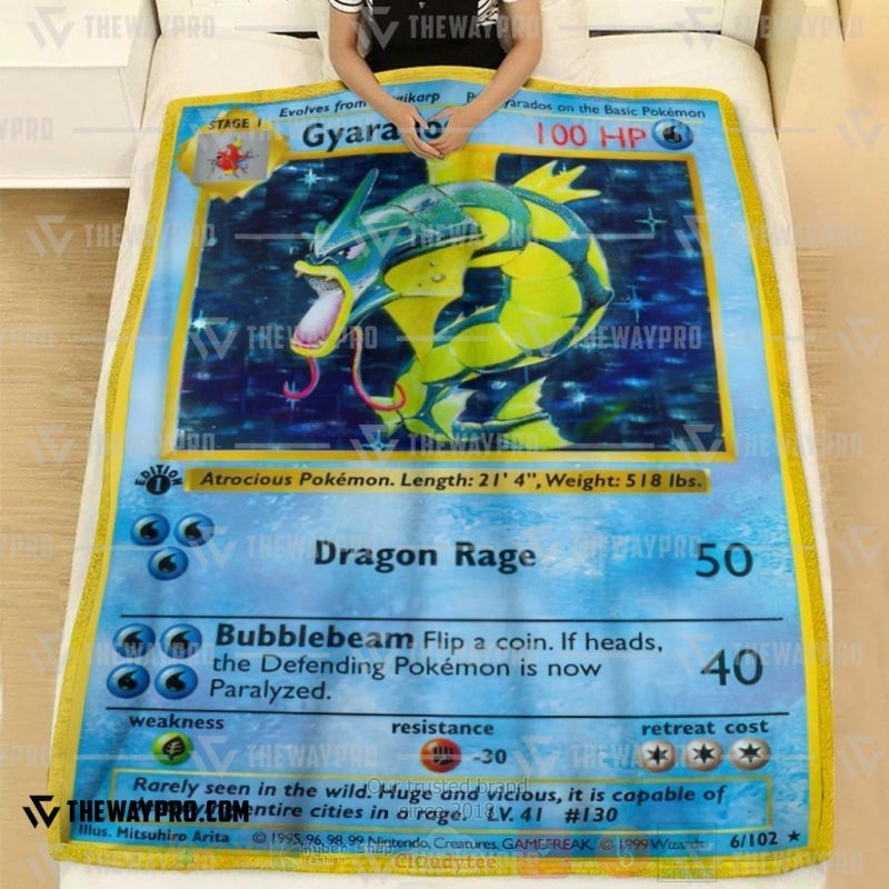 Anime Pokemon Gyarados Blanket 1