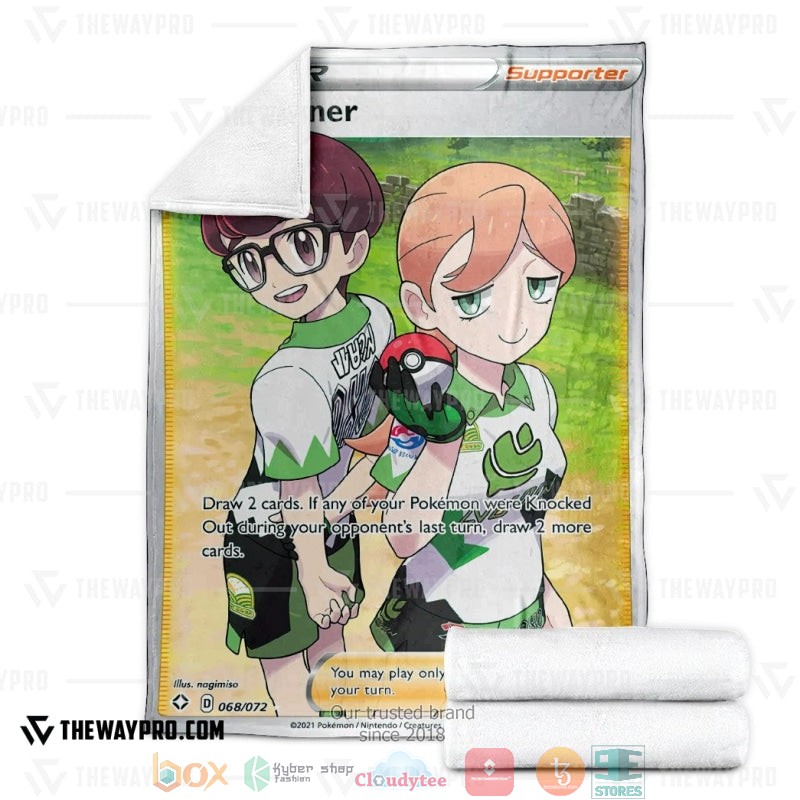 NEW Pokemon Gym Trainer Blanket 3 Anime Pokemon Gym Trainer Soft Blanket 1 2