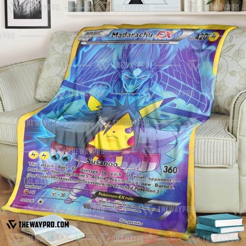 Anime Pokemon Madarachu Blanket