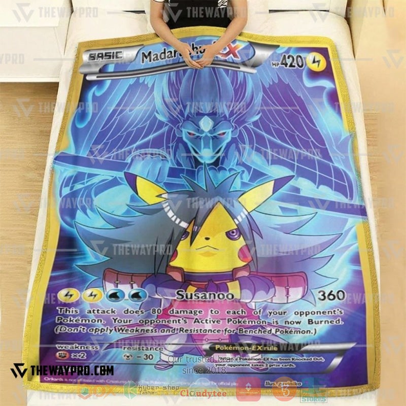Anime Pokemon Madarachu Soft Blanket 1