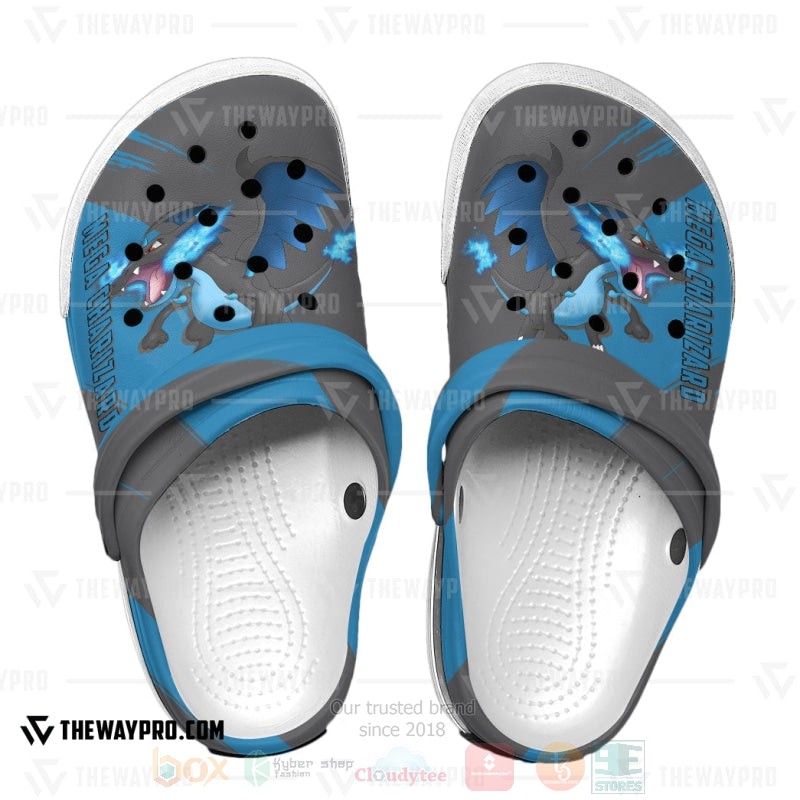 Anime Pokemon Mega Charizard Custom Classic Clogs 1