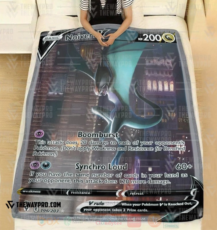 Anime Pokemon Noivern V Blanket 1