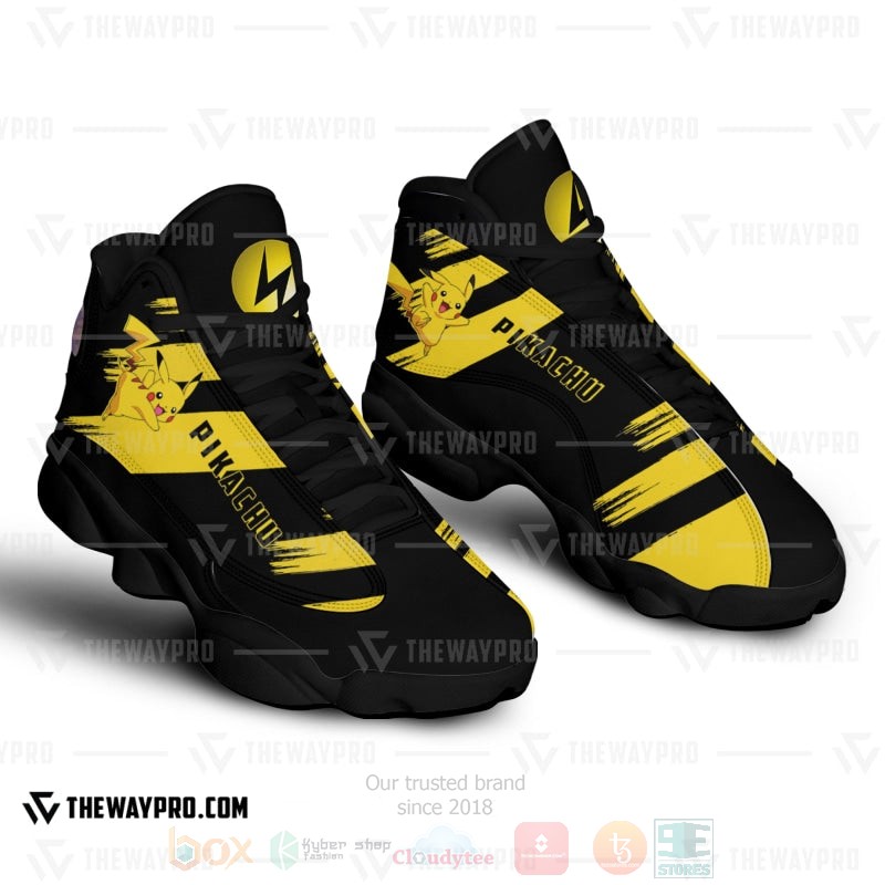 Anime Pokemon Pikachu Custom Air Jordan 13 Shoes