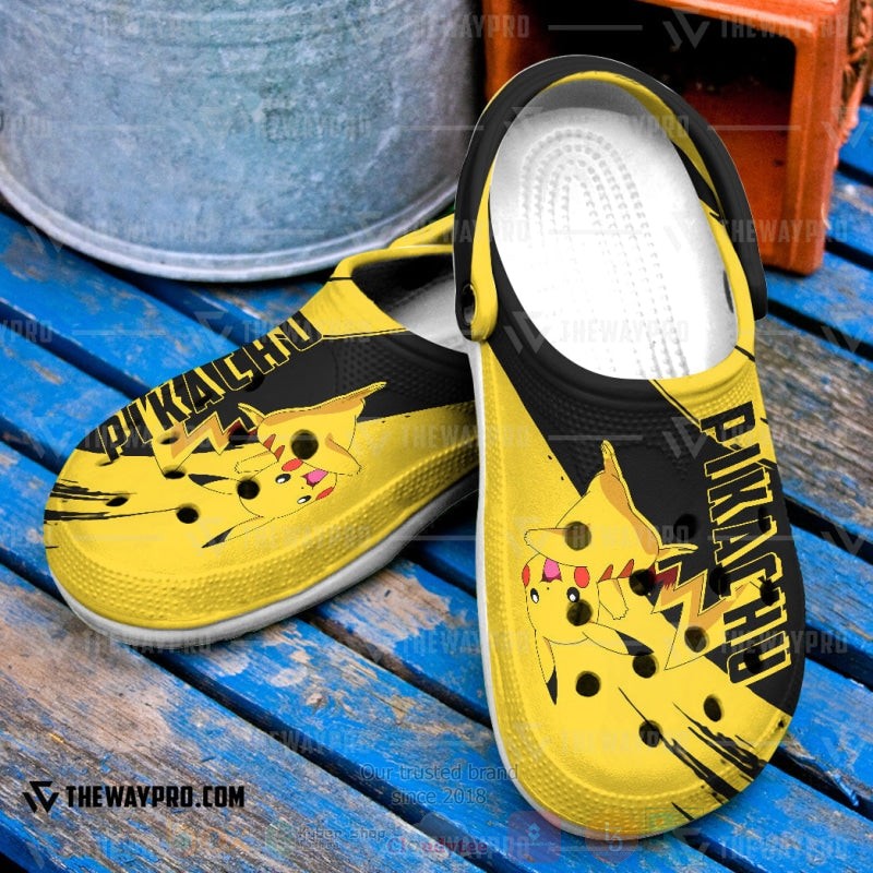 Anime Pokemon Pikachu Custom Classic Clogs