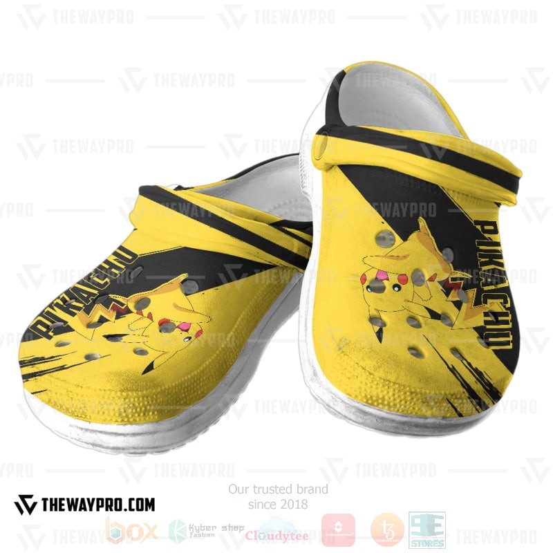 BEST Pokemon Anime Pikachu Custom Clogs Shoes 3 Anime Pokemon Pikachu Custom Classic Clogs 1 2