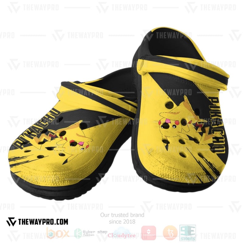 BEST Pokemon Anime Pikachu Custom Clogs Shoes 5 Anime Pokemon Pikachu Custom Classic Clogs 1 2 3 4