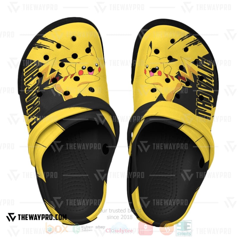 BEST Pokemon Anime Pikachu Custom Clogs Shoes 6 Anime Pokemon Pikachu Custom Classic Clogs 1 2 3 4 5