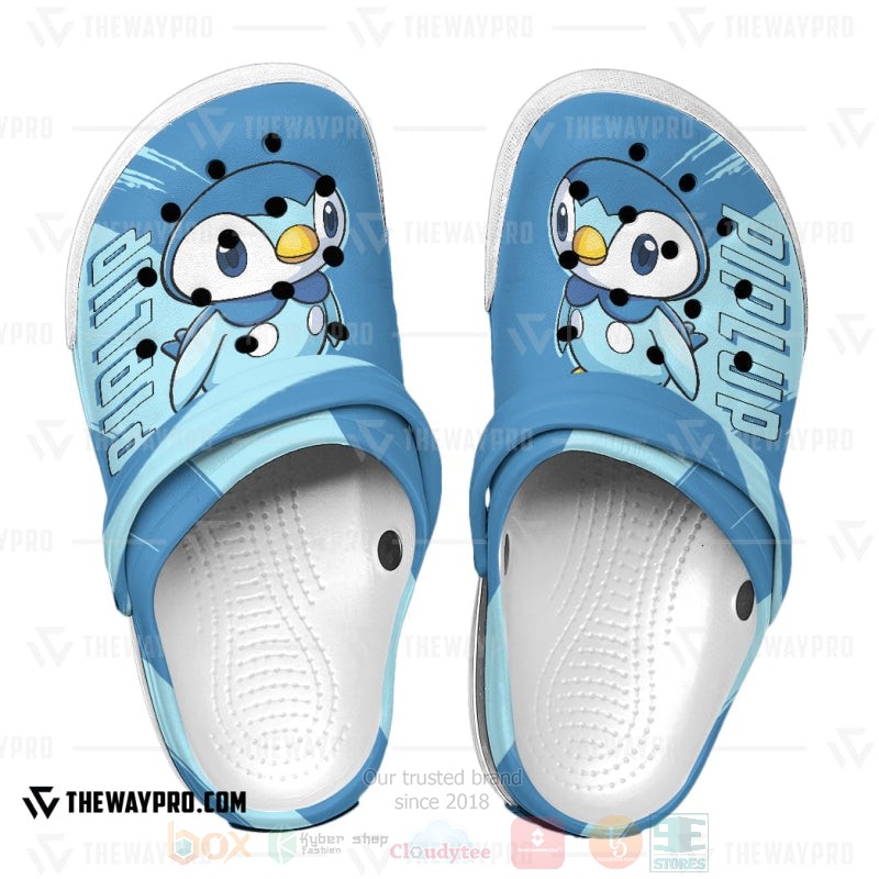 Anime Pokemon Piplup Custom Classic Clogs 1