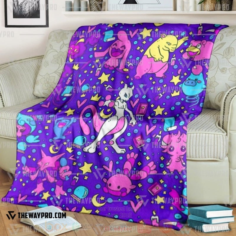 Anime Pokemon Psychic Blanket