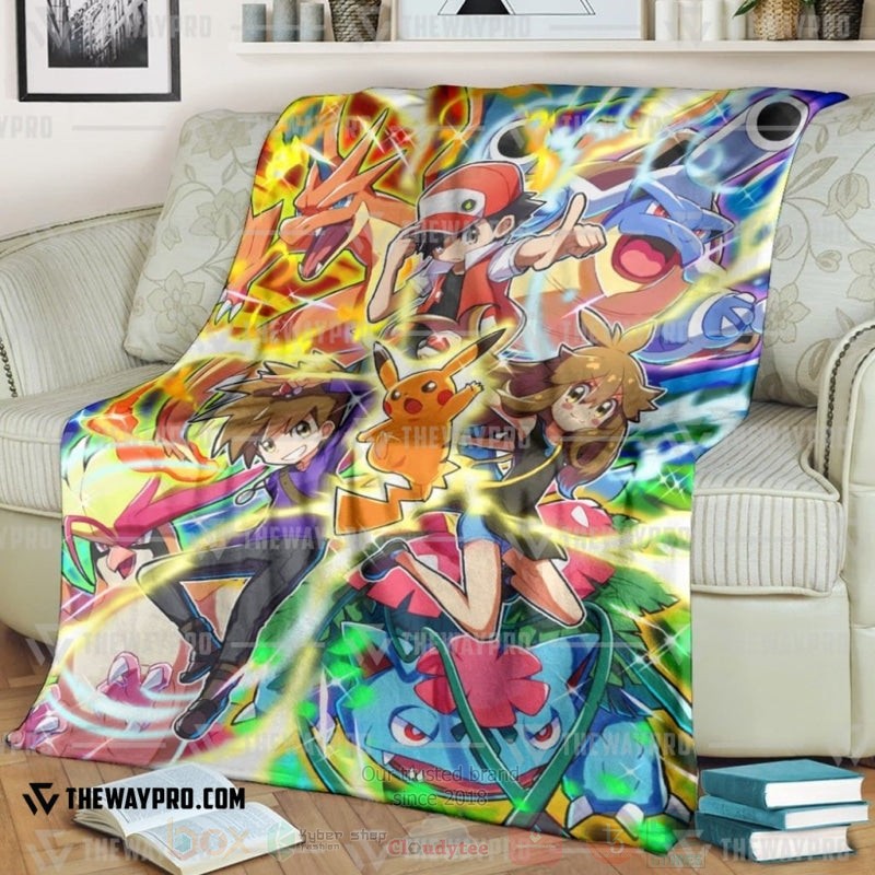 Anime Pokemon Pure Gen 1 Blanket