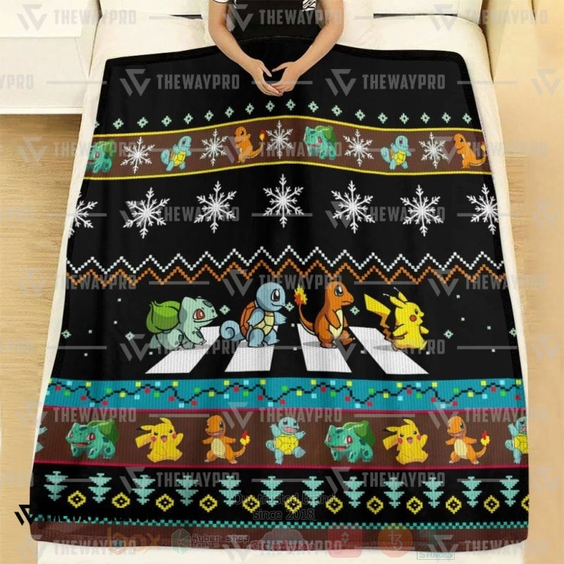 Anime Pokemon Road Crossing Blanket 1