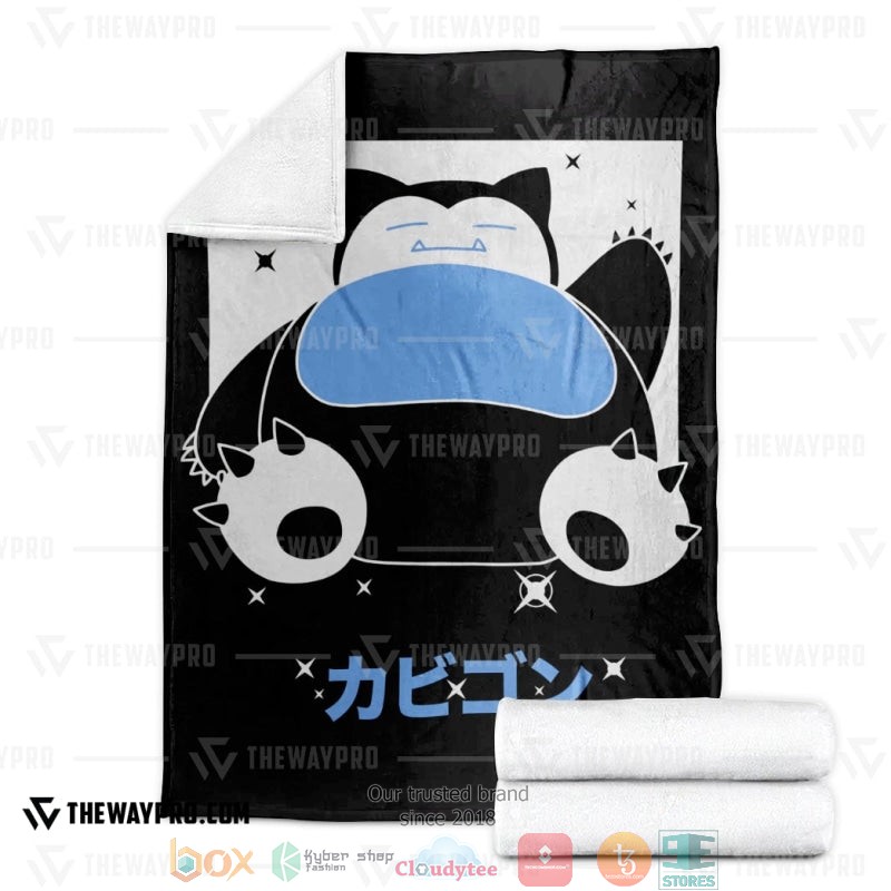 NEW Pokemon Snorlax Blanket 3 Anime Pokemon Snorlax Blanket 1 2