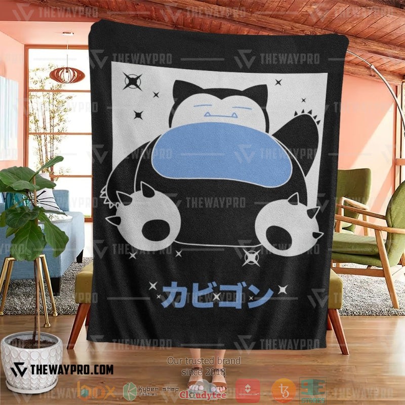 NEW Pokemon Snorlax Blanket 4 Anime Pokemon Snorlax Blanket 1 2 3