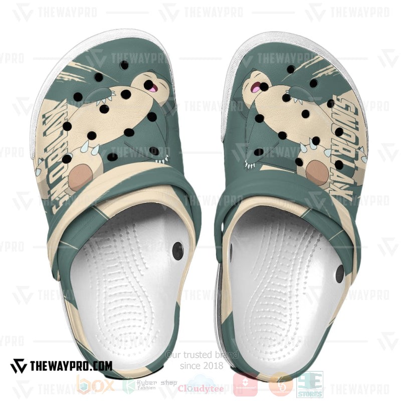 Anime Pokemon Snorlax Custom Classic Clogs 1