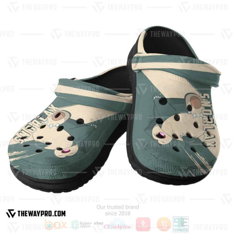 BEST Pokemon Anime Snorlax Custom Clogs Shoes 5 Anime Pokemon Snorlax Custom Classic Clogs 1 2 3 4