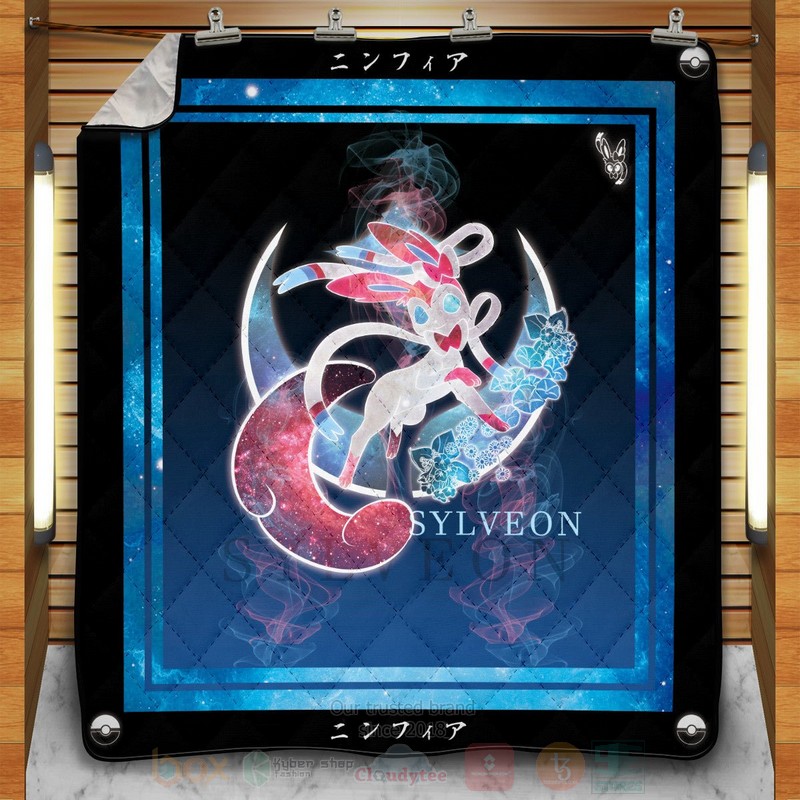 Anime Pokemon Sylveon Spirit Quilt